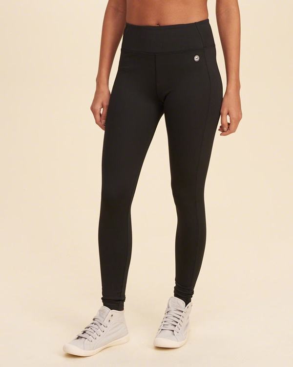Leggings Hollister Donna Ultra Alte-Rise Active Nere Italia (237YOCNG)